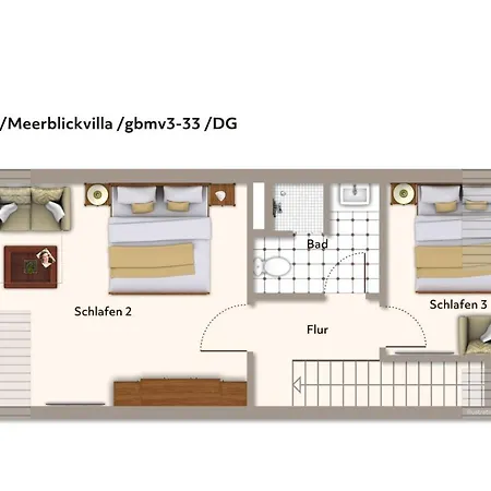 Apartmentanlage Meerblickvilla Apartmentanlage Meerblickvilla 3-33 Apartmán Großenbrode